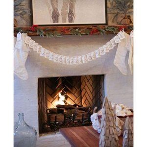 Well Dressed Wolf christmas holiday tree mantel bunting flags ornaments decor